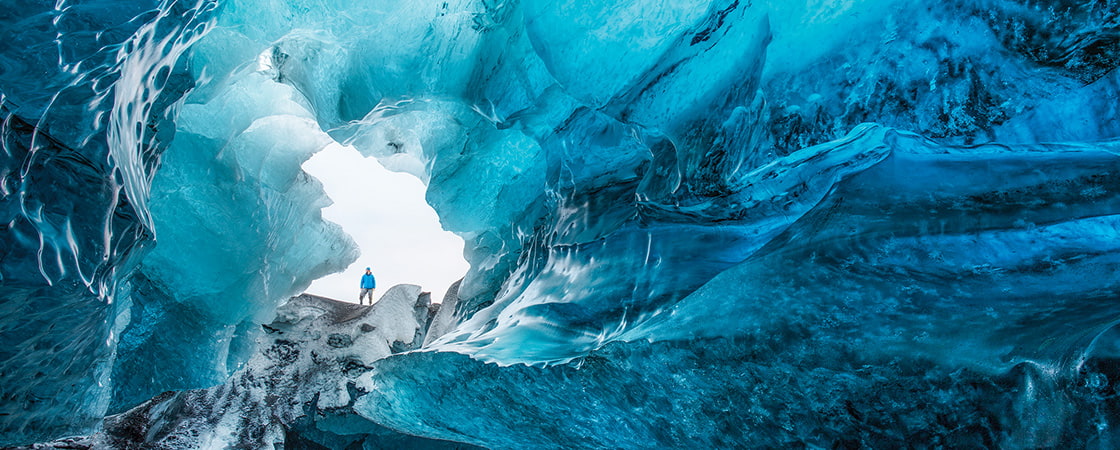 Image of glacial cave